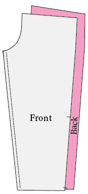 Step 1 — Stitch inseams and press open