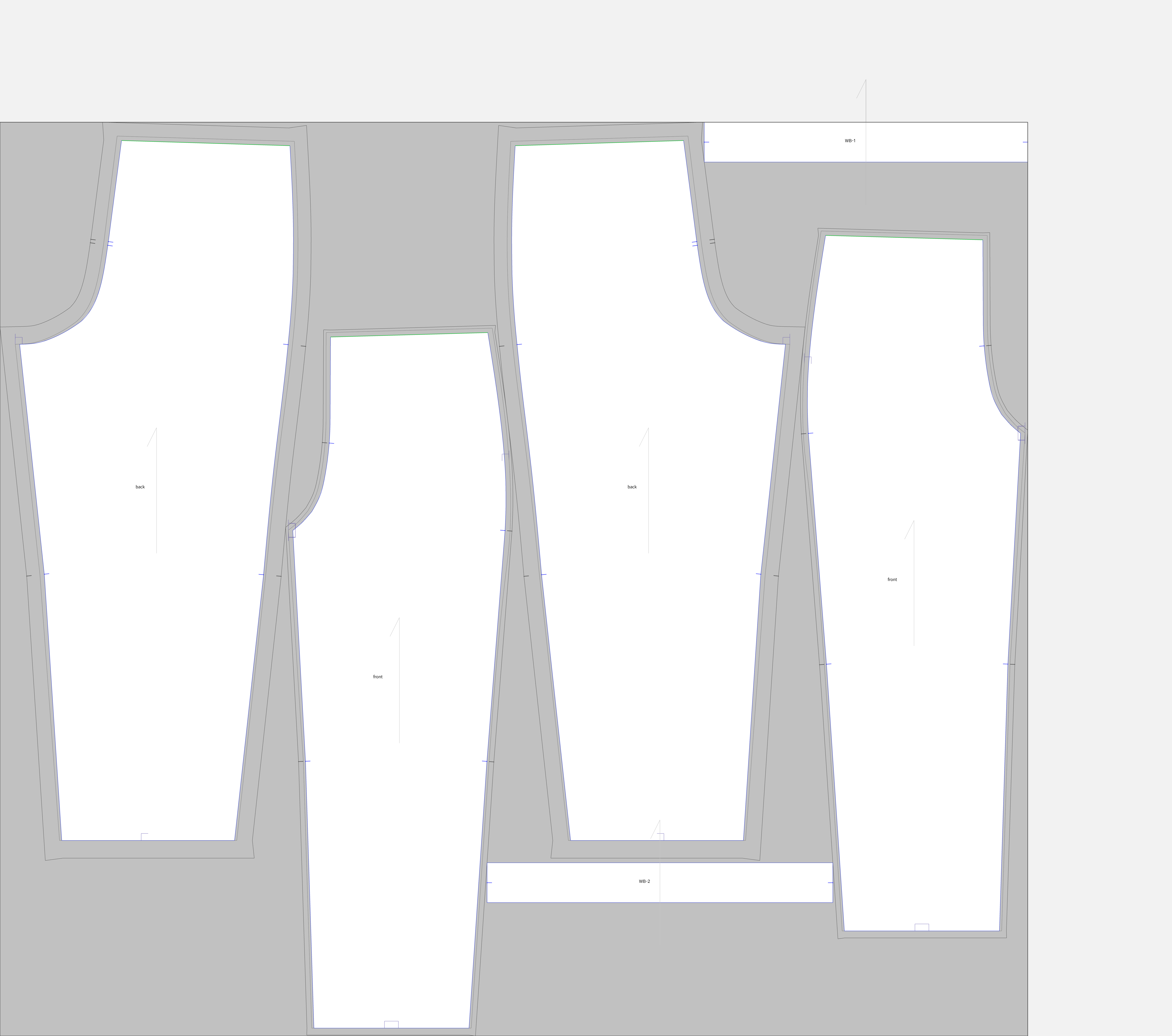 58 inch fabric layout